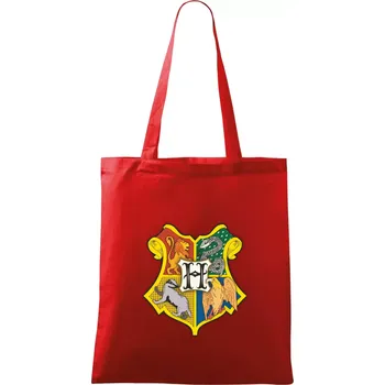 Harry znak školy - Taška bavlněná - 42 x 38 cm ( Červená )