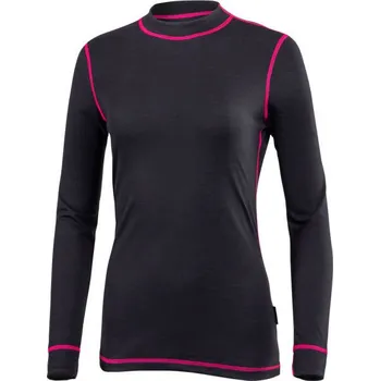 Dámské termo triko z merino vlny KLIMATEX Sota černá Velikost: XS