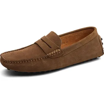 Pánské mokasíny Pánské semišové mokasíny – pohodlné slip-on boty Velikost: 45, Barva (Varianta): 2088 brown