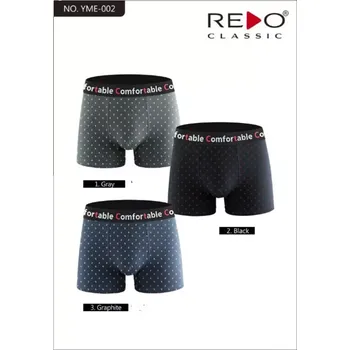 Boxerky PÁNSKÉ BOXERKY REDO LOOSE směs barev XL