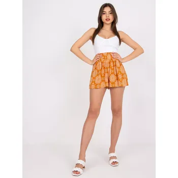 Dámské kraťasy Šortky D73771M62238KA tmavě oranžová M