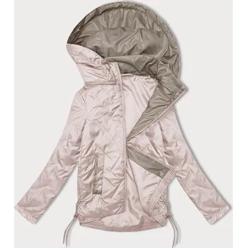 Perleťově růžová dámská bunda se stahovacími boky S'West (B8360-51) odstíny růžové XL (42)