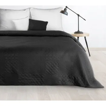 Přehoz na lůžko Přehoz na postel Eurofirany polyester 220 cm x 240 cm černý