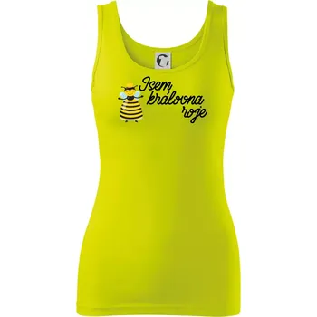 Jsem královna roje - Dámské tílko - S ( Limetková )