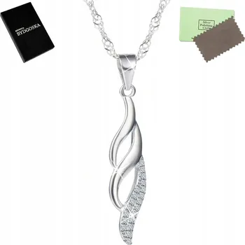Náhrdelník STŘÍBRNÝ NÁHRDELNÍK S PŘÍVĚSKEM, RHODIOVANÝ, PRO ŽENY