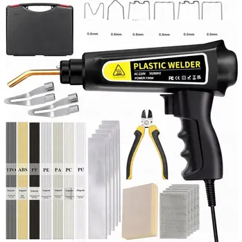 Svářečka Svářečka plastů, pájecí stanice, horkovzdušná pistole na plasty 150W + Svářecí dráty