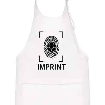 Kuchyňská zástěra Házená imprint - Dětská zástěra na vaření - Univerzální velikost ( Bílá )