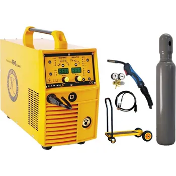 Svářečka Omicron GAMASTAR 196LS PFC SET + zem + hořák + ventil + lahev + vozík, záruka 3+2 roky