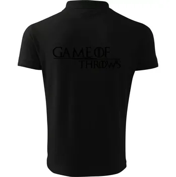 Pánská košile Judo Game of throws - Polokošile pánská Pique Polo 203 - 3XL ( Černá )