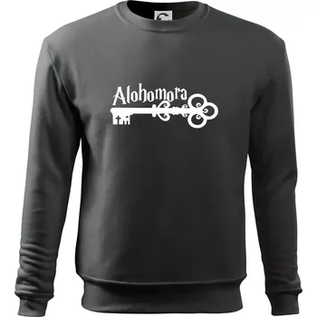 Harry - Alohomora - Mikina Essential dětská - 158 cm/12 let ( Tmavá břidlice (šedá se zeleným nádechem) )