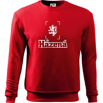 Pánská mikina Národní házená lev - Mikina Essential pánská - XL ( Červená )