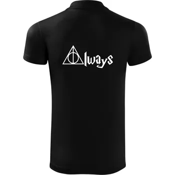 Pánská košile Harry - Always - Polokošile Victory sportovní (dresovina) - 3XL ( Černá )