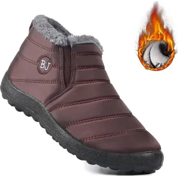 Pánská zimní obuv Zimní unisex nepromokavé boty do sněhu Velikost: 41, Barva (Varianta): BJ-Brown