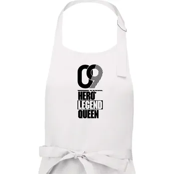 Kuchyňská zástěra Hero, Legend, queen 2009 - Dámská zástěra na vaření - Univerzální velikost ( Bílá )