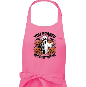 Kuchyňská zástěra You scared - Dámská zástěra na vaření - Univerzální velikost ( Růžová )