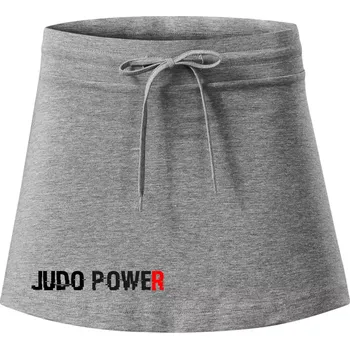 Dámská sukně Judo power - Sportovní sukně - two in one - XS ( Tmavě šedý melír )