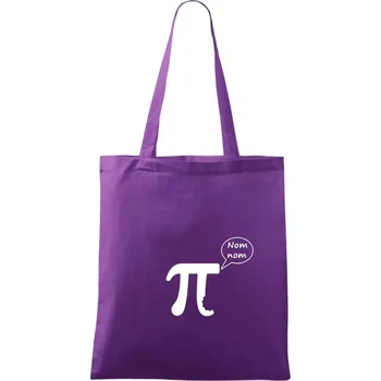 Nakouslé Pí - Taška bavlněná - 42 x 38 cm ( Fialová )
