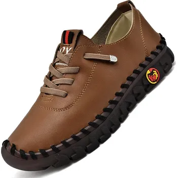 Dámské tenisky Ortopedické tenisky slip-on – pohodlná pracovní obuv pro ženy Barva: Hnědá, Velikost: 41