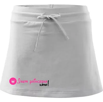 Dámské oblečení Jsem princezna, kámo! - Sportovní sukně - two in one - M ( Bílá )