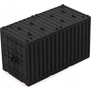 ostatní stavebnice Vojenský kontejner Stavebnice Stavebnice Vojenská sada kostek, černá barva