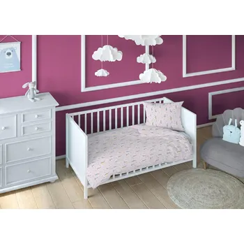 Povlečení Sada povlečení Karo 140 x 200 cm růžová