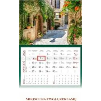 Kalendář Kalendarz 2026 ścienny jednodzielny Toskania