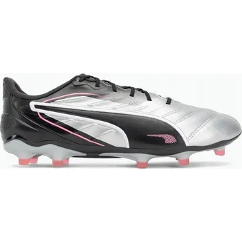 Kopačky Fotbalová obuv pánské PUMA King Pro FG/AG puma silver/puma black/sun 44.5