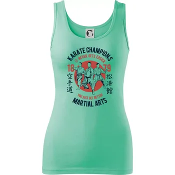 Dámské tričko Karate Champions - Dámské tílko - M ( Mátová )