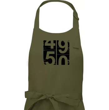 Kuchyňská zástěra Tachometr 50 - Dámská zástěra na vaření - Univerzální velikost ( Khaki )