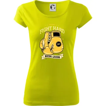 Boxing legend - Dámské triko Pure - XL ( Limetková )