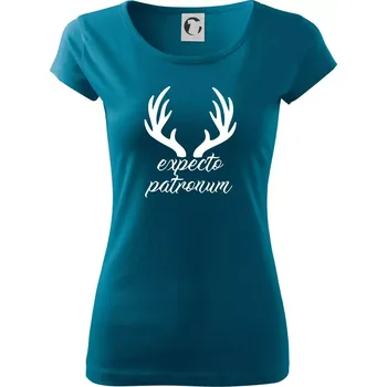 Dámské tričko Harry - Expecto patronum - Dámské triko Pure - L ( Petrolejová )