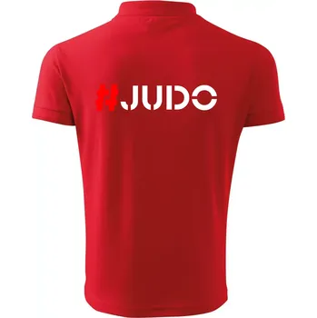 Pánská košile Judo Hashtag - Polokošile pánská Pique Polo 203 - XL ( Červená )