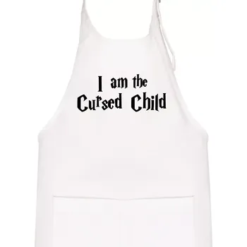 Kuchyňská zástěra Harry - Cursed Child - Dětská zástěra na vaření - Univerzální velikost ( Bílá )