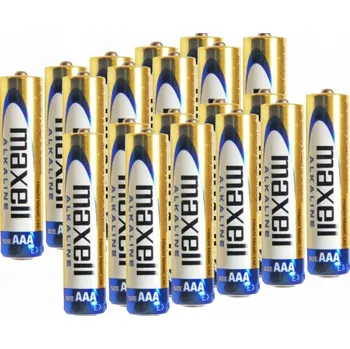 Článková baterie Alkalická baterie Maxell AAA (R3) 20 ks