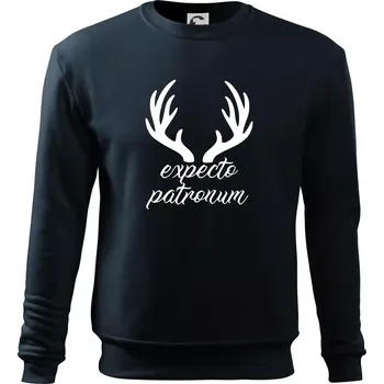 Harry - Expecto patronum - Mikina Essential dětská - 146 cm/10 let ( Námořní modrá (velmi tmavá - téměř černá) )