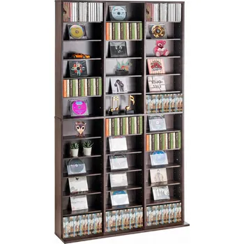 regál Regál Vevor 101,8 cm x 181 cm x 23,1 cm, odstíny hnědé