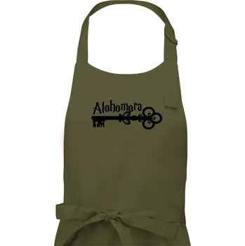 Kuchyňská zástěra Harry - Alohomora - Pánská zástěra na vaření - Univerzální velikost ( Khaki )