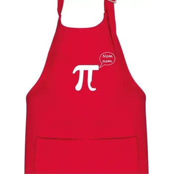Kuchyňská zástěra Nakouslé Pí - Dětská zástěra na vaření - Univerzální velikost ( Červená )