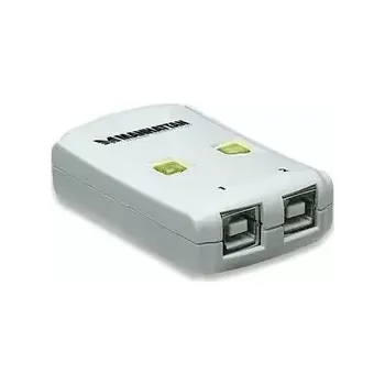 USB hub Manhattan Hi-Speed USB 2.0 Switch automaticky sdílený 2 PC - 1 USB (162005-MA)