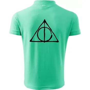 Pánská košile Harry - symbol relikvie - Polokošile pánská Pique Polo 203 - 2XL ( Mátová )