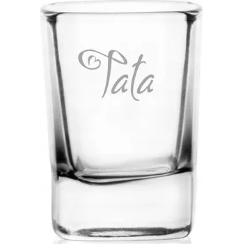 Sklenice Sklenička na vodku 50 ml Táta na svatební hostina svatba přípitky