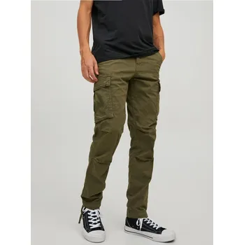 Jack and Jones Tucker Cargo Trouser Olive Night 34W R
