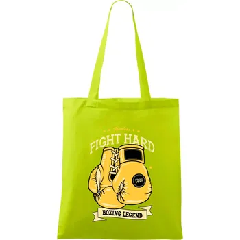 Boxing legend - Taška bavlněná - 42 x 38 cm ( Limetková )