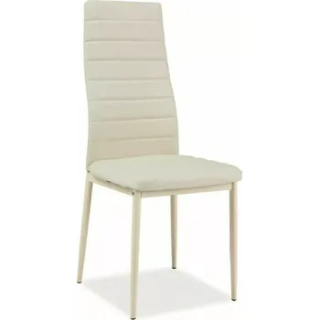 Jídelní židle Sametová jídelní židle Paladin – krémová
