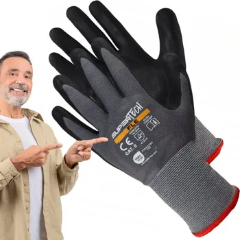 Pracovní rukavice Rukavice - BOZP Nitrilové rukavice superTECH -FLE, velikost 8 - M, 1 pár