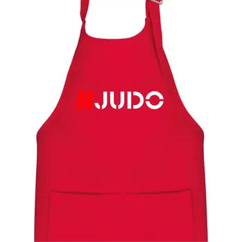 Kuchyňská zástěra Judo Hashtag - Dětská zástěra na vaření - Univerzální velikost ( Červená )