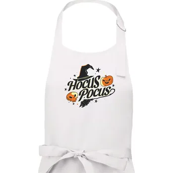 Kuchyňská zástěra Hocus pokus - Pánská zástěra na vaření - Univerzální velikost ( Bílá )
