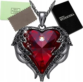 Náhrdelník STŘÍBRNÝ NÁHRDELNÍK 925 SRDCE ANDĚLA