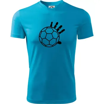 Pánské oblečení Házená míč ruka - Pánské triko Fantasy sportovní (dresovina) - L ( Světlý tyrkys )