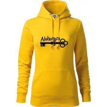Dámská mikina Harry - Alohomora - Mikina dámská Cape s kapucí - XS ( Žlutá )